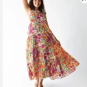 NATURAL LIFE | Dresses | Nwot Natural Life Halle Printed Halter Maxi Tiered Dress Fuchsia Floral Size Xs | Poshmark NATURAL LIFE | Dresses | Nwot Natural Life Halle Printed Halter Maxi Tiered Dress Fuchsia Floral Size Xs | Poshmark